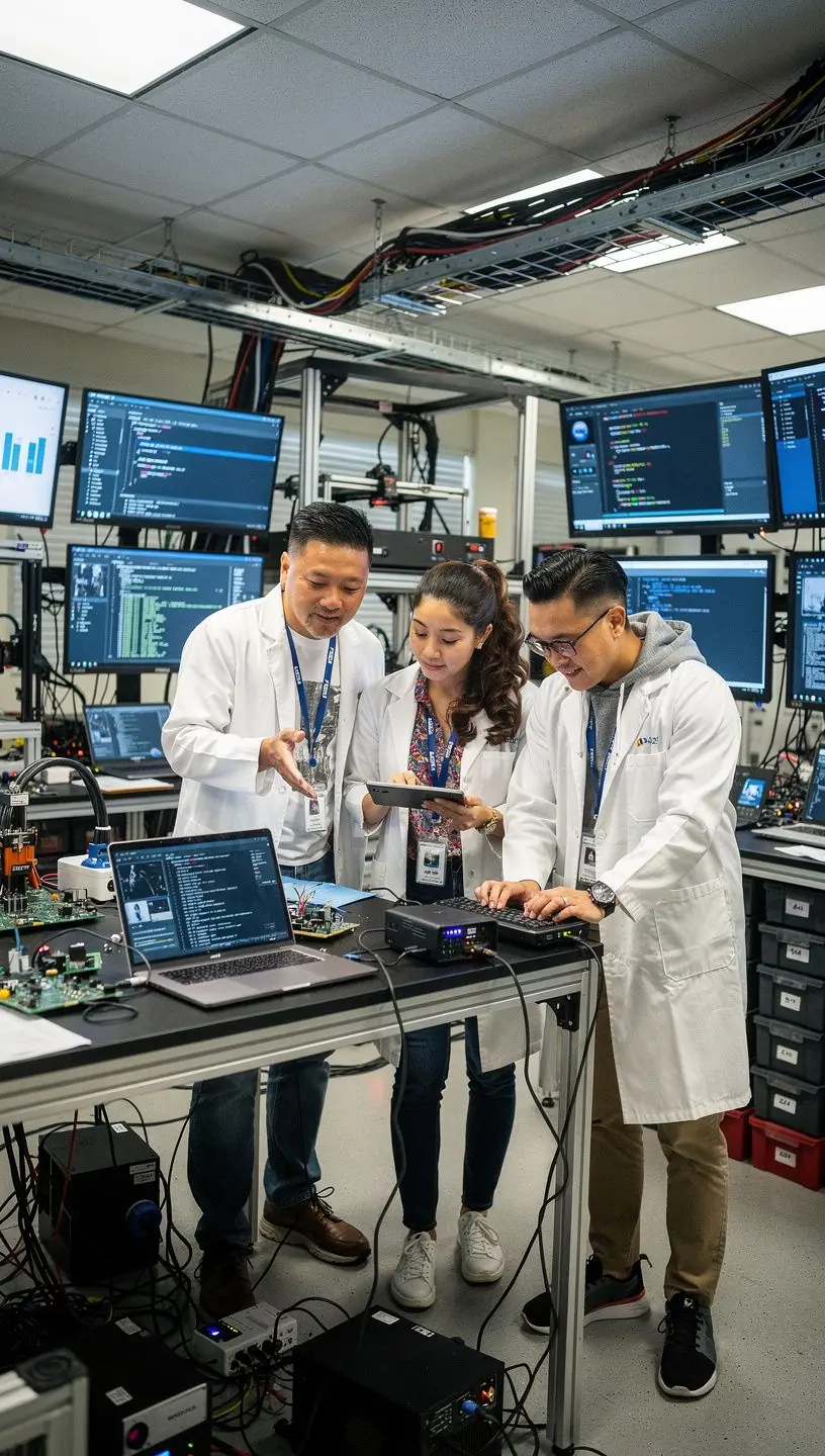 Illustration of algorithmic efficiency in automation processes